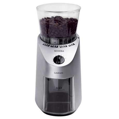 Rasnita cafea Nivona CafeGrano 130, 100 W, 200 g, Aluminium Look